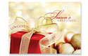 Frosted Ribbon Holiday Card