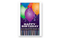 Balloons And Candles Birthday Card