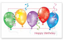 Balloons & Stars Birthday Card